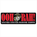 MIL136 OOH RAH! U.S. Marine Corps Magnet